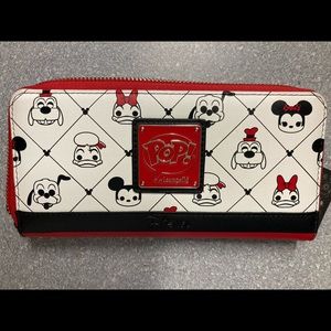 LOUNGEFLY Disney Sensational 6 zip around vegan leather wallet